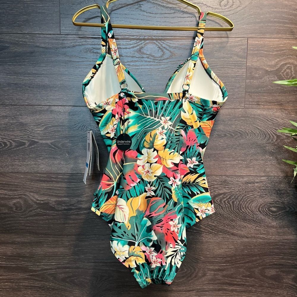 COCO REEF Enrapture Bra Sized Underwire One Piece Molded Push Up in Sz 36E. NWT! - Picture 6 of 16